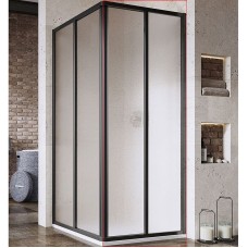 Душевая дверь Ravak Supernova SRV2-80 195 S 14V403O2ZG профиль Черный стекло Grape