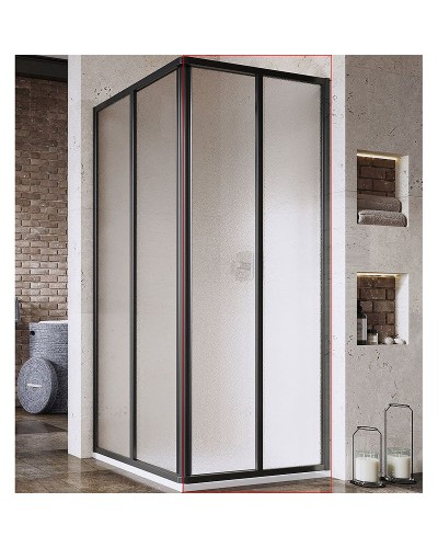 Душевая дверь Ravak Supernova SRV2-80 195 S 14V403O2ZG профиль Черный стекло Grape