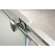 Душевая дверь 110 см BelBagno UNO-BF-1-110-P-Cr текстурное стекло