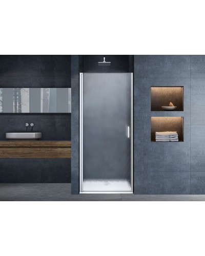 Душевая дверь Vincea Alpha 60 VDP-3AL600MT профиль Хром стекло текстурное