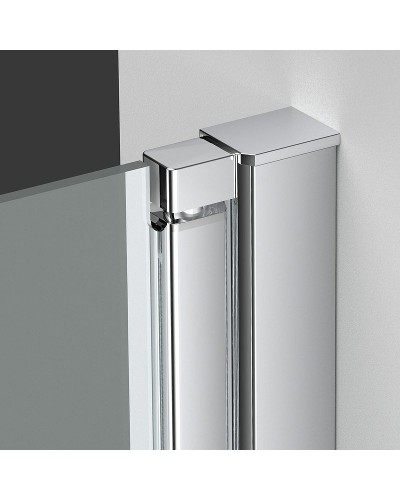 Душевая дверь Vincea Alpha 85 VDP-3AL850MT профиль Хром стекло текстурное