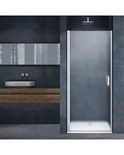 Душевая дверь Vincea Alpha 90 VDP-3AL900MT профиль Хром стекло текстурное