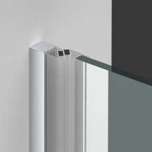 Душевая дверь Vincea Alpha 95 VDP-3AL950CL профиль Хром стекло прозрачное