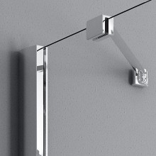 Душевая дверь Radaway Essenza New DWJ 90 L 385013-01-01L профиль Хром стекло прозрачное