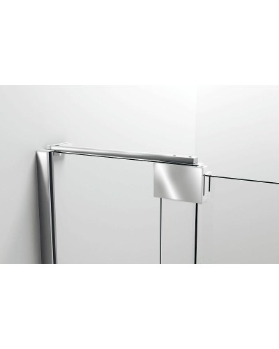 Душевая дверь Vincea Extra 100 VDP-1E9010CLB профиль Черный стекло прозрачное