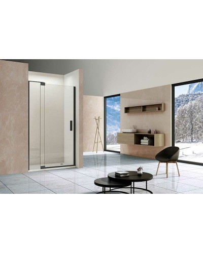 Душевая дверь Vincea Extra 100 VDP-1E9010CLB профиль Черный стекло прозрачное