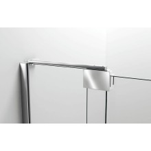 Душевая дверь Vincea Extra 100 VDP-1E9010CGB профиль Черный стекло тонированное