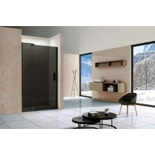 Душевая дверь Vincea Extra 120 VDP-1E1112CGB профиль Черный стекло тонированное