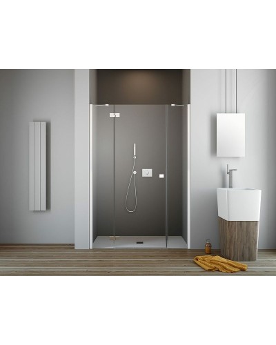 Душевая дверь Radaway Essenza New DWJS 120 L 385031-01-01L петли Хром стекло прозрачное