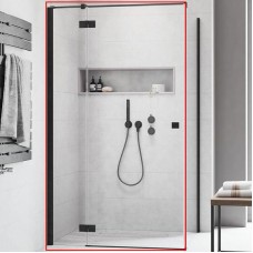 Душевая дверь Radaway Essenza New KDJ 100 L 385040-54-01L профиль Черный стекло прозрачное