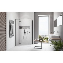 Душевая дверь Radaway Essenza New KDJ 120 L 385042-54-01L профиль Черный стекло прозрачное