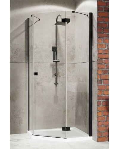 Душевая дверь Radaway Essenza New PTJ 60 L 385010-54-01L профиль Черный стекло прозрачное