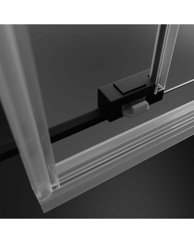 Душевая дверь Radaway Idea Black KDD 120 R 387064-54-01R профиль Черный стекло прозрачное