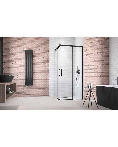 Душевая дверь Radaway Idea Black KDD 90 R 387060-54-01R профиль Черный стекло прозрачное
