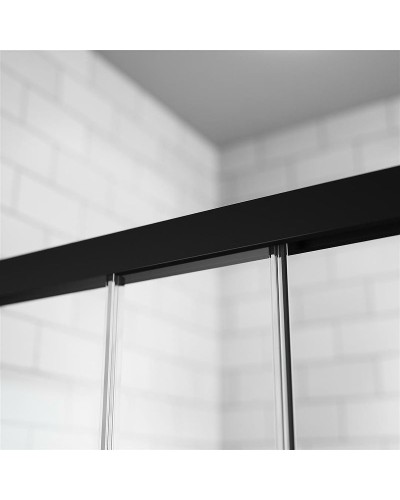 Душевая дверь Radaway Idea Black KDD 90 R 387060-54-01R профиль Черный стекло прозрачное