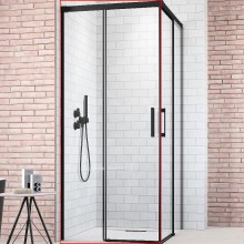 Душевая дверь Radaway Idea Black KDJ 100 L 387040-54-01L профиль Черный стекло прозрачное