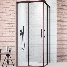 Душевая дверь Radaway Idea Black KDJ 120 L 387042-54-01L профиль Черный стекло прозрачное