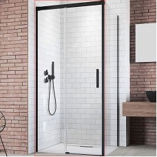 Душевая дверь Radaway Idea Black KDJ 150 L 387045-54-01L профиль Черный стекло прозрачное