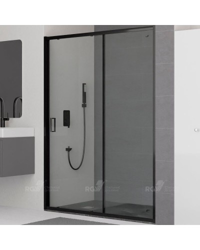 Душевая дверь RGW Classic CL-14B 140 32091414-14 профиль Черный стекло прозрачное