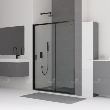 Душевая дверь RGW Classic CL-14B 140 32091414-14 профиль Черный стекло прозрачное