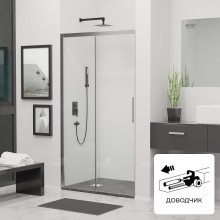Душевая дверь RGW Leipzig LE-12 120 34121212-11 профиль Хром стекло прозрачное
