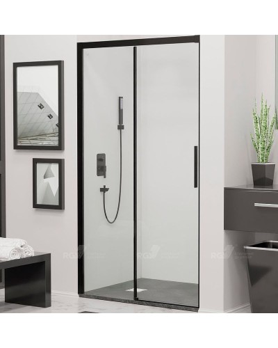 Душевая дверь RGW Leipzig LE-12B 170 34121217-14 профиль Черный стекло прозрачное