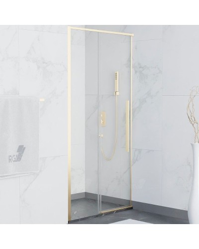 Душевая дверь RGW Stilvoll SV-12G 140 32321214-16 профиль Золото стекло прозрачное
