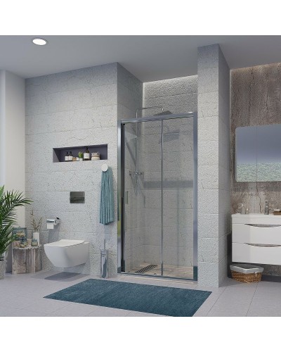 Душевая дверь Niagara Nova 110 NG-62-11A профиль Хром стекло прозрачное