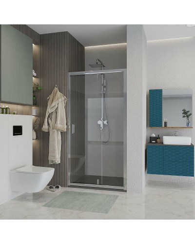 Душевая дверь Niagara Nova 80 NG-63-8A профиль Хром стекло прозрачное