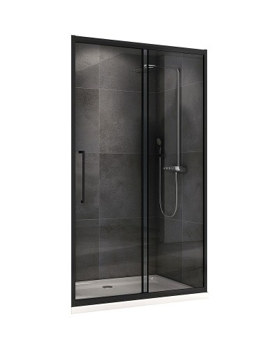 Душевая дверь Abber Schwarzer Diamant 180 AG30180BH профиль Черный стекло прозрачное