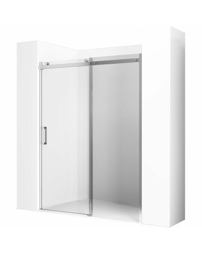 Душевая дверь Ambassador Benefit 160 19021105HX профиль Хром стекло прозрачное