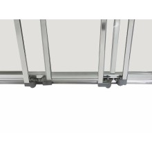 Душевая дверь Grossman Falcon 110 GR-D110Fa профиль Хром стекло прозрачное