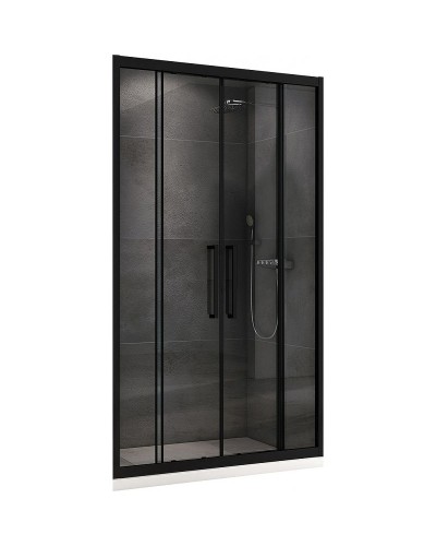 Душевая дверь Abber Schwarzer Diamant 160 AG33160BH профиль Черный стекло прозрачное