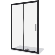 Душевая дверь Good Door Cofe WTW-130-C-B 130 КФ00012 профиль Черный стекло прозрачное
