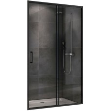Душевая дверь Abber Schwarzer Diamant 100 AG30100B5 профиль Черный стекло прозрачное