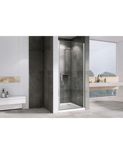 Душевая дверь Abber Sonnenstrand 60 AG04060 профиль Хром стекло прозрачное