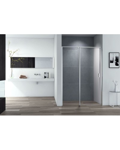 Душевая дверь Cezares Urban 120 URBAN-B-12-120-C-CR профиль Хром стекло прозрачное