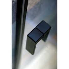 Душевая дверь Cezares Urban 150 URBAN-B-12-150-C-NERO профиль Черный матовый стекло прозрачное