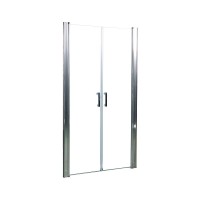 Душевая дверь в нишу River Suez 60 МТ 10000006432 профиль Хром стекло матовое