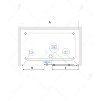Душевая дверь RGW Classic CL-14 150 32091415-11 профиль Хром стекло прозрачное