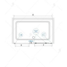 Душевая дверь RGW Classic CL-14 150 32091415-11 профиль Хром стекло прозрачное
