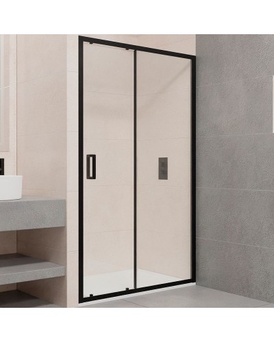 Душевая дверь RGW Passage PA-016B 120 350801612-14 профиль Черный стекло прозрачное