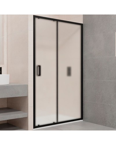 Душевая дверь RGW Passage PA-016B 120 350801612-24 профиль Черный стекло матовое-сатинат