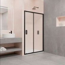 Душевая дверь RGW Passage PA-016B 120 350801612-24 профиль Черный стекло матовое-сатинат