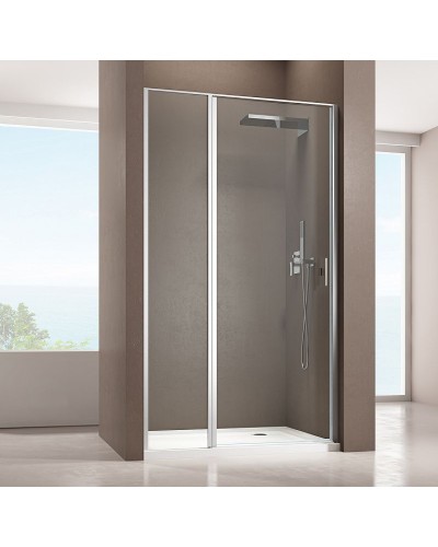 Душевая дверь Allen Brau Priority 140 3.31034.00 профиль Хром стекло прозрачное