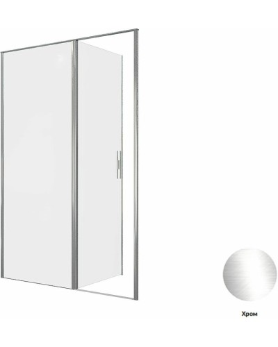 Душевая дверь Allen Brau Priority 140 3.31034.00 профиль Хром стекло прозрачное