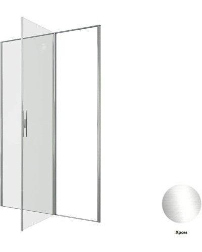 Душевая дверь Allen Brau Priority 140 3.31034.00 профиль Хром стекло прозрачное