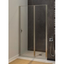 Душевая дверь Allen Brau Priority 140 3.31035.BA профиль Серебро браш стекло прозрачное