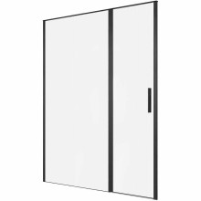 Душевая дверь Allen Brau Priority 160 3.31039.BBA профиль Черный браш стекло прозрачное