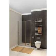 Душевая дверь Allen Brau Priority 160 3.31038.BA профиль Серебро браш стекло прозрачное